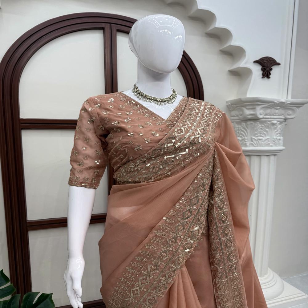 Trending Latest Party Wear Saree Collection