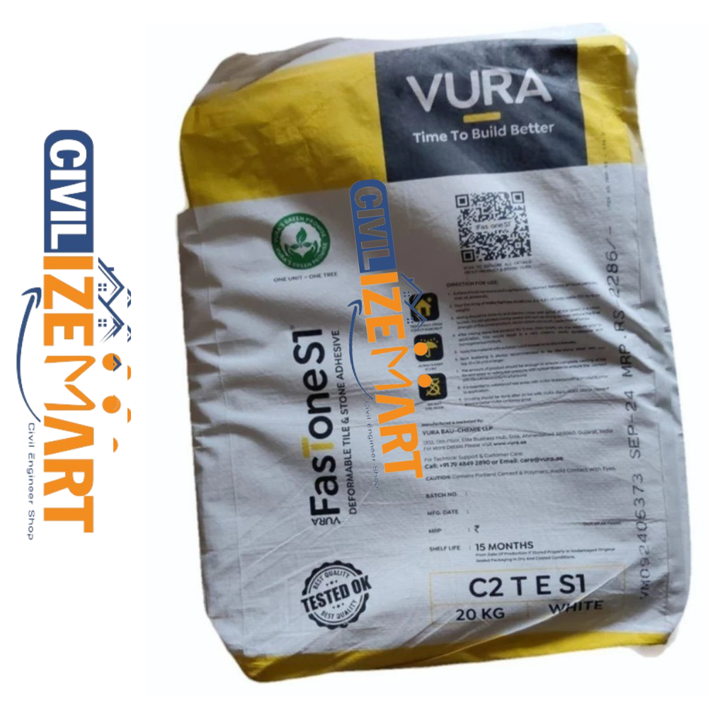 Vura Fastone S1 White Tile Adhesive