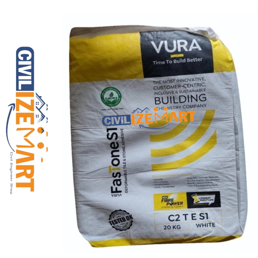 Vura Fastone S1 White Tile Adhesive