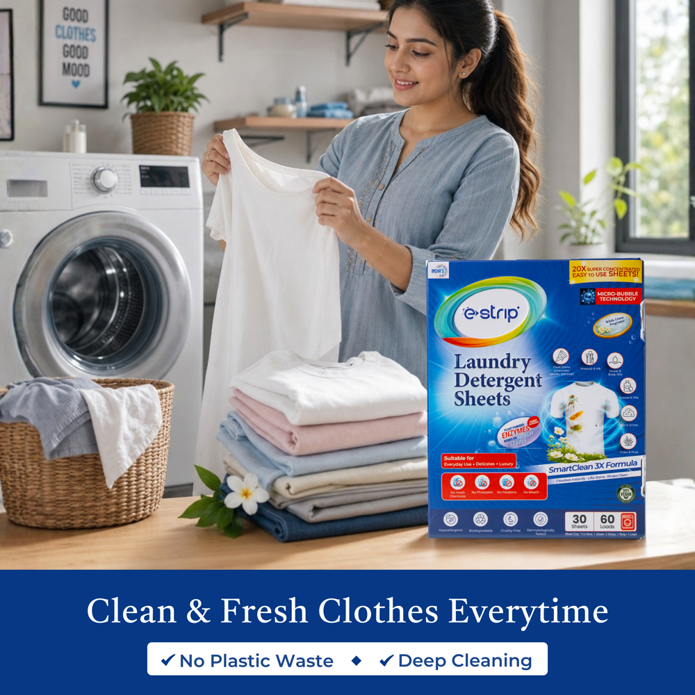 Laundry Detergent Strips Sheet