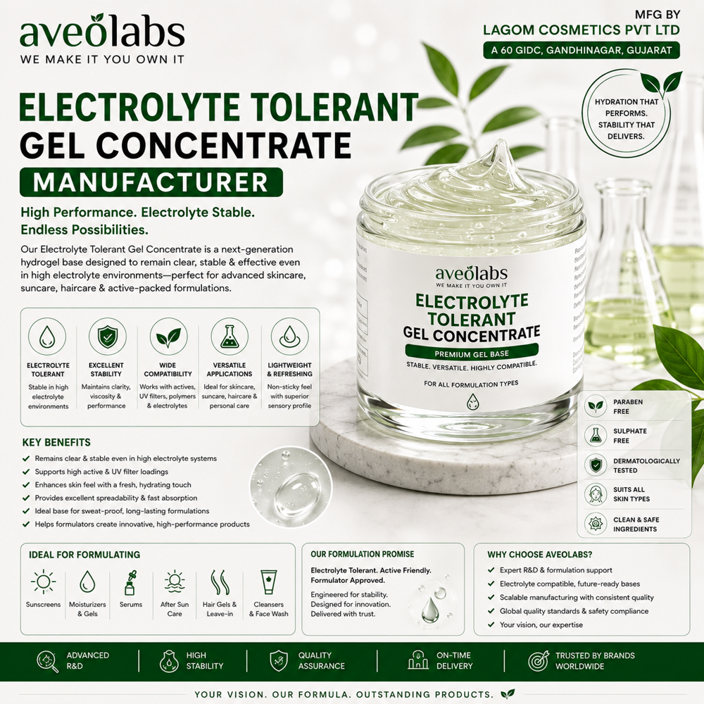 Electrolyte Tolerant Gel Concentrate Manufacturer - Age Group: Suitable For All Ages