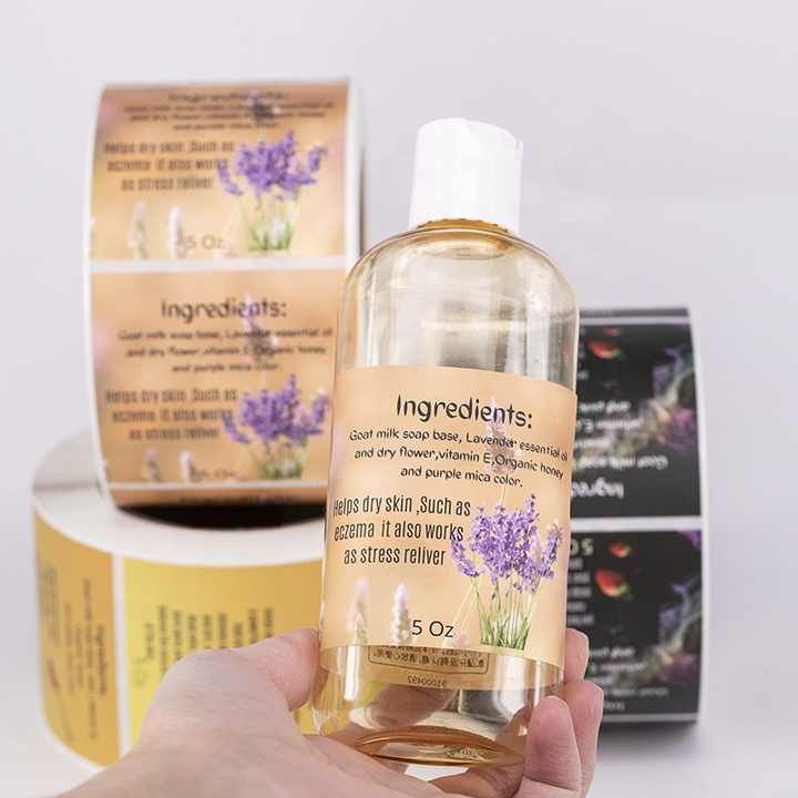 Hair Oil Bottle Labels