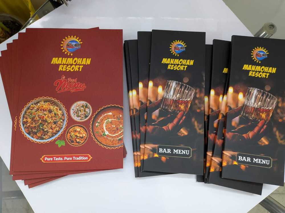Hotel Menu Card