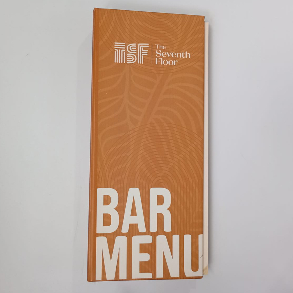 Bar Menu Card