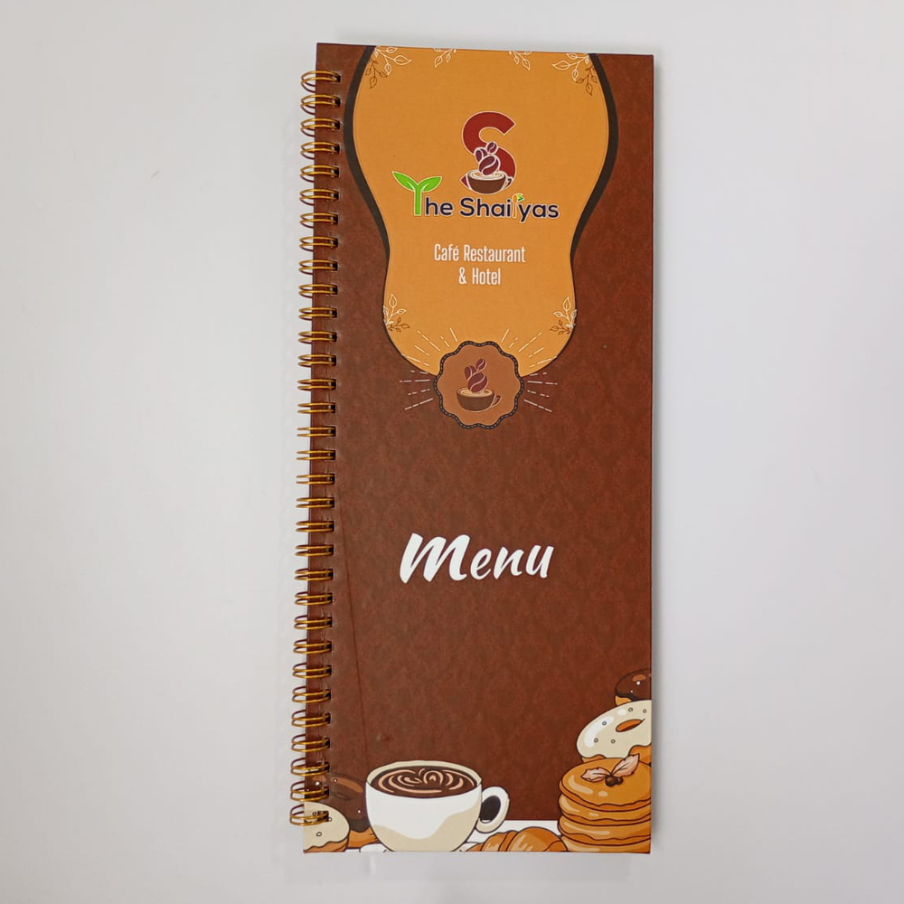 Cafe Restaurant Menu Card