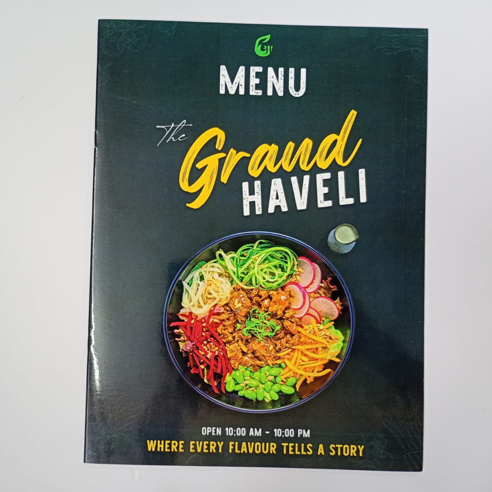 Luxury Menu Cover