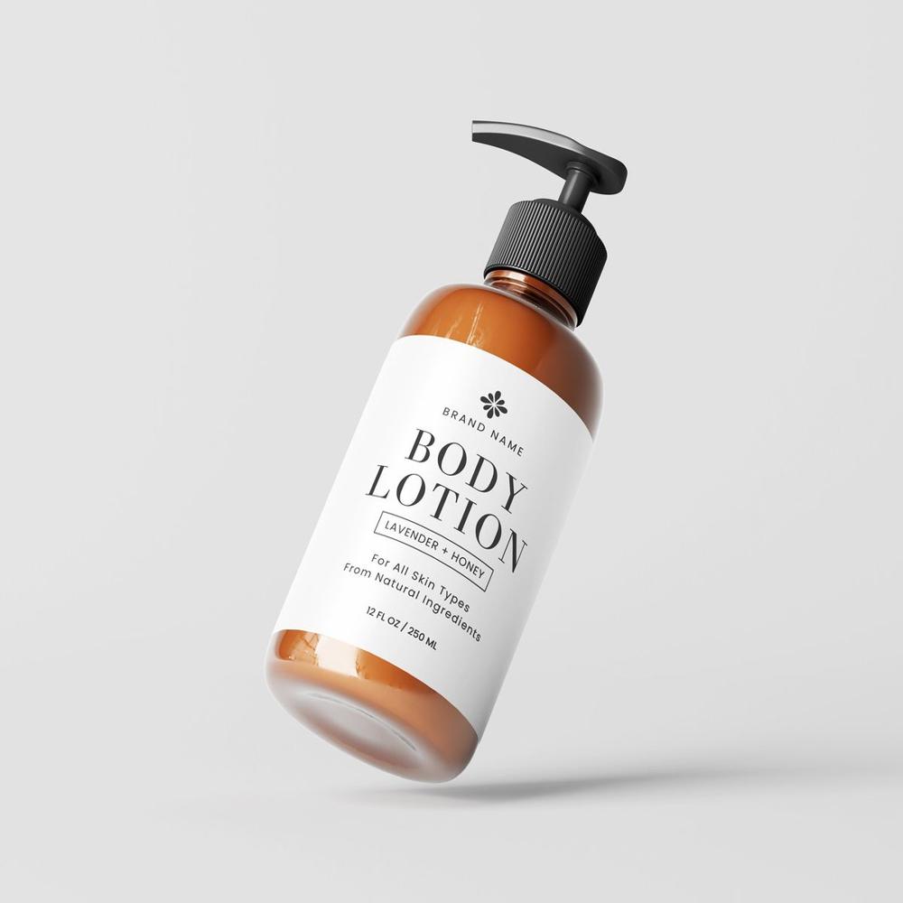 Lotion Bottle Labels - Color: Multicolor