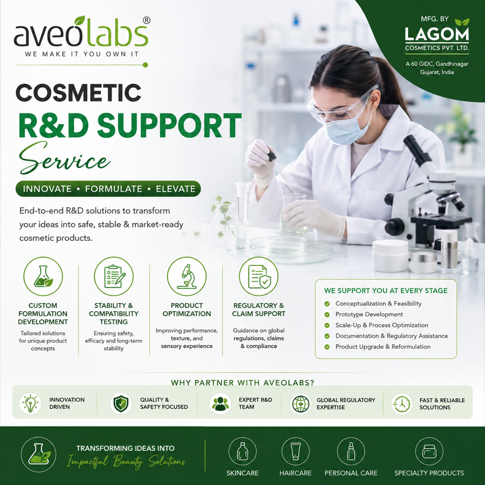 Cosmetic R&D Support Service - Age Group: Suitable For All Ages