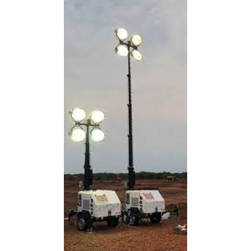 05 Kva Mobile Lighting Tower - Color: White/Yellow