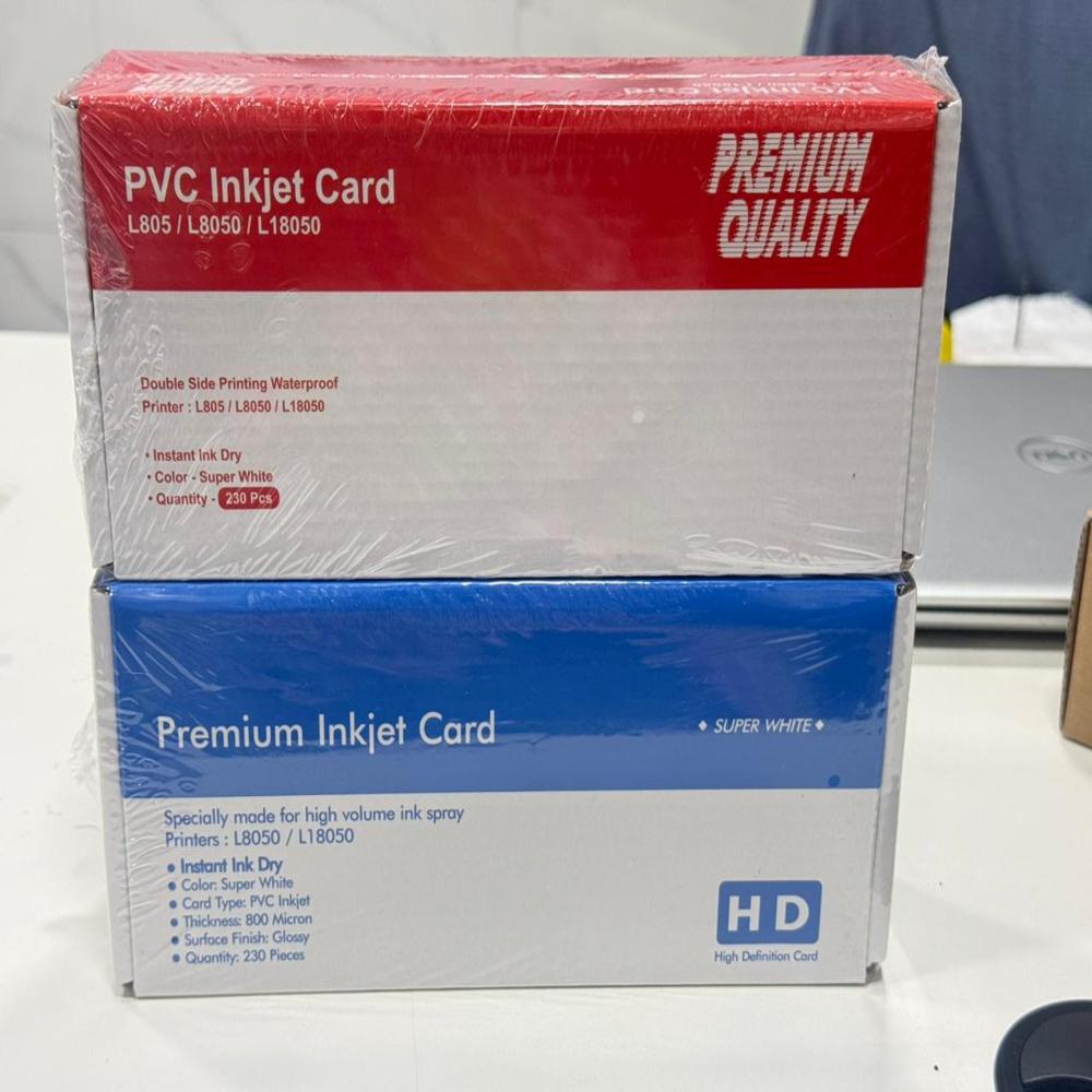 L805/L8050 PVC INKJET CARD