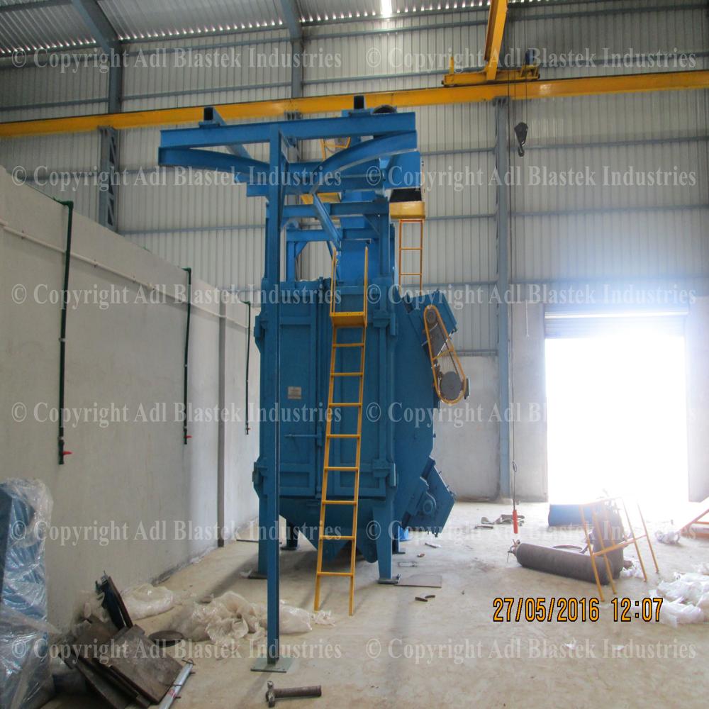 close over loop shot blasting machine