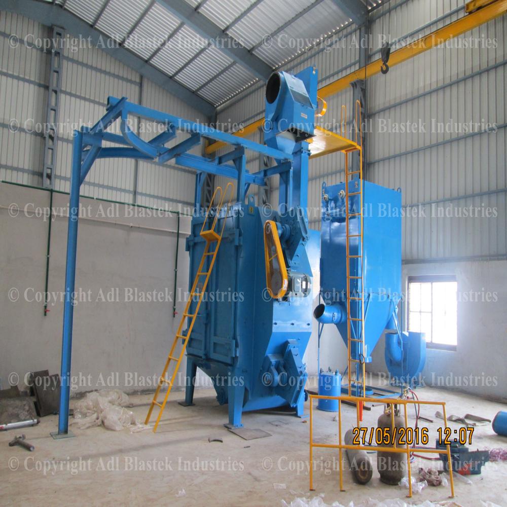 close over loop shot blasting machine