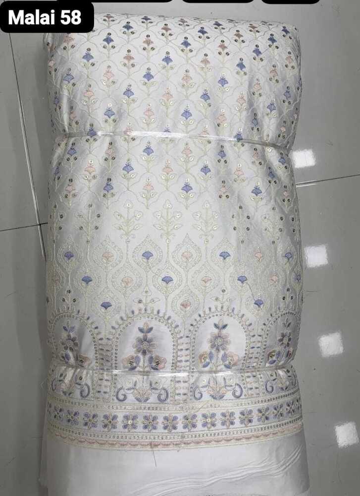 Malai 58 Designer Satin Fabrics