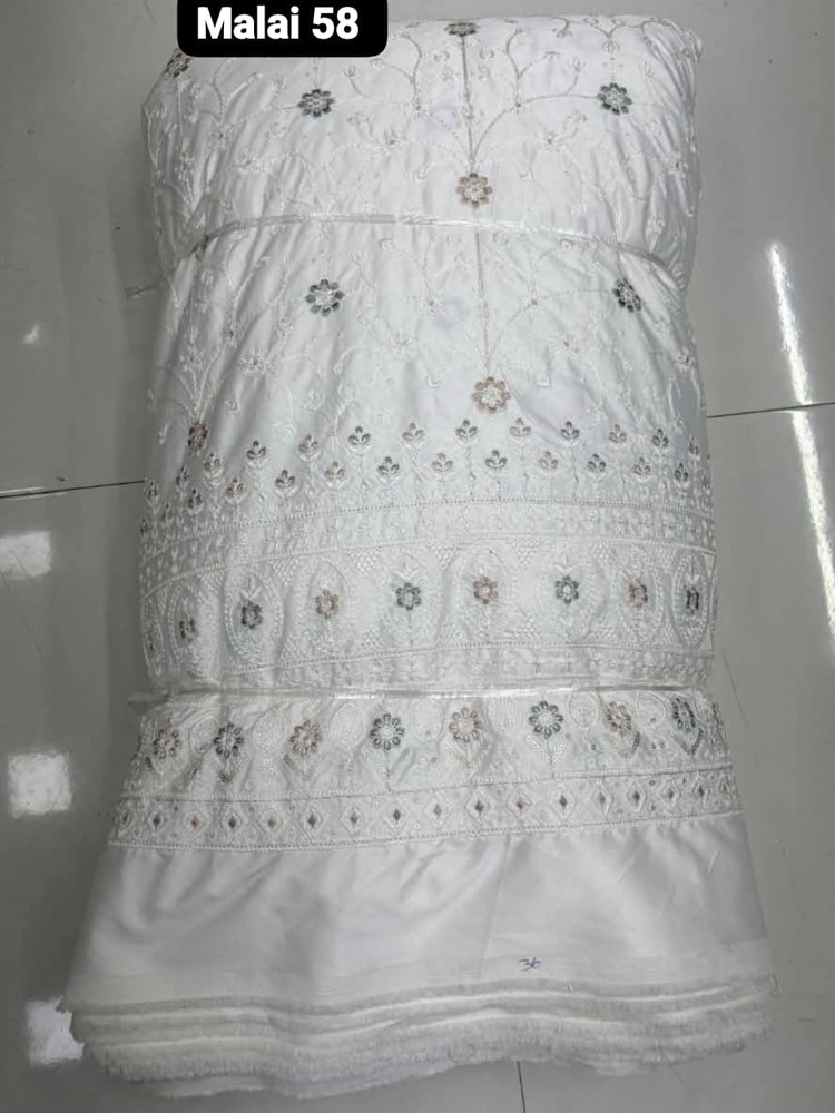 Malai 58 Designer Satin Fabrics