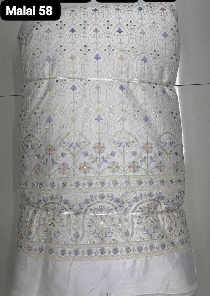 Malai 58 Designer Satin Fabrics
