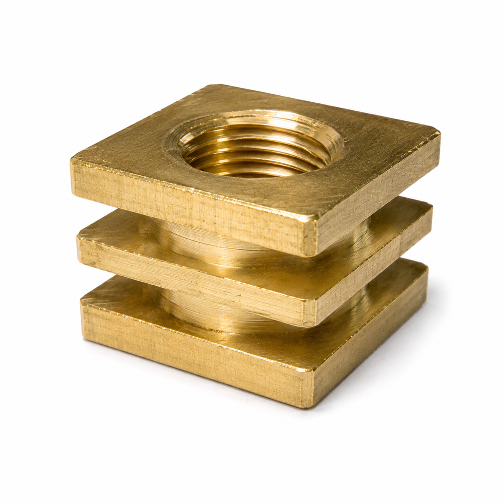Anti-Rotational Brass Square Inserts