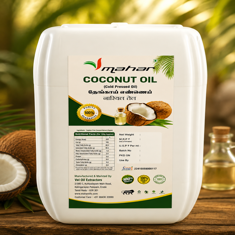 Coconut Cooking Oil - 20 Ltr