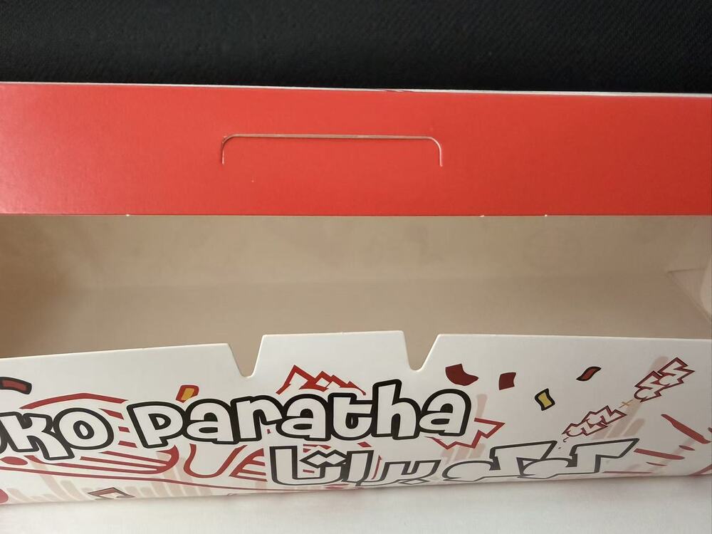 Open Type Shawarma Paper Box