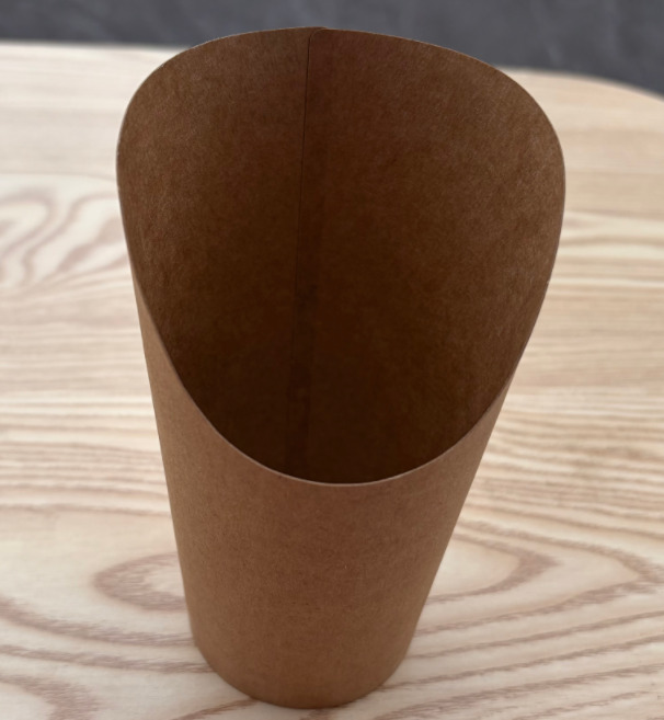 Brown Plain Chips Paper Cup Box