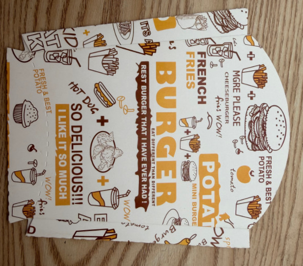 Folded Chips Pouch Paper Box
