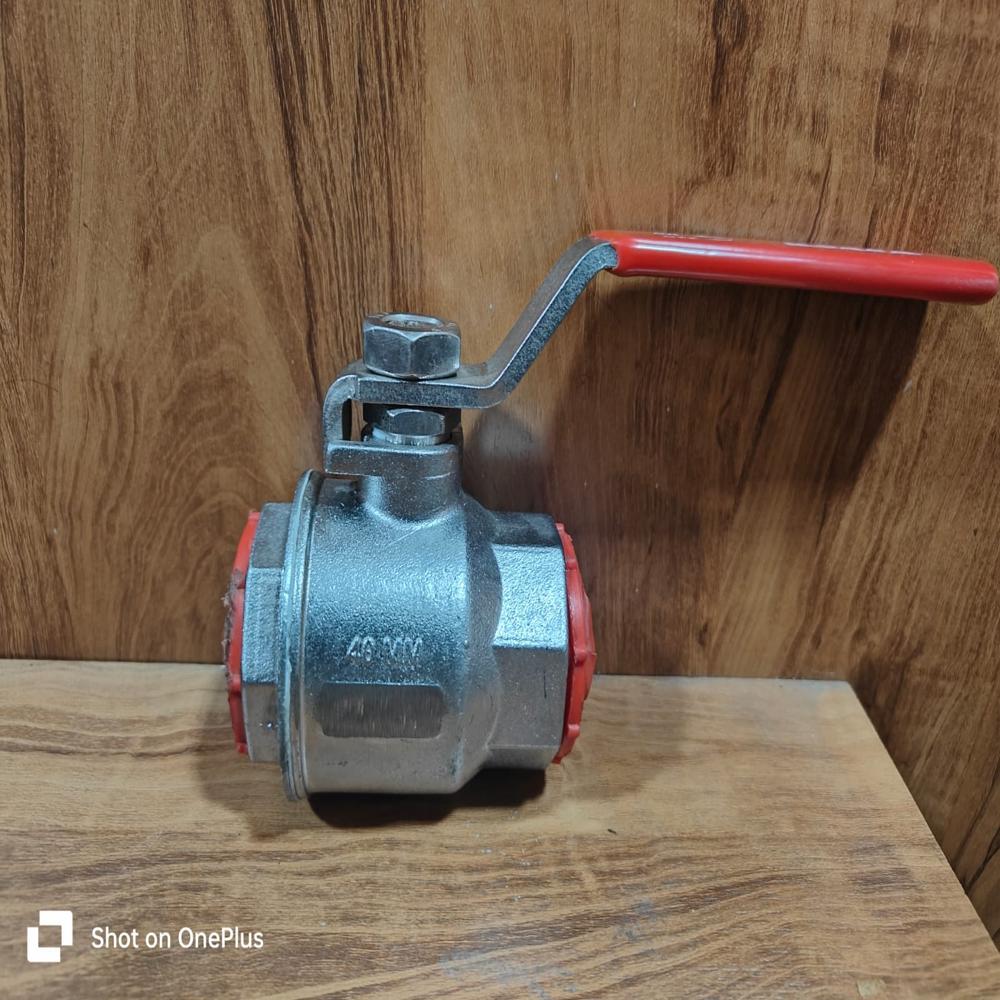 Single Piece Ball Valve - Stainless Steel, 1.5 Inch, Full Bore, 1pc, Threaded Fpt | Ptfe Seats, Lever Handle, Bubble Tight, Class 150