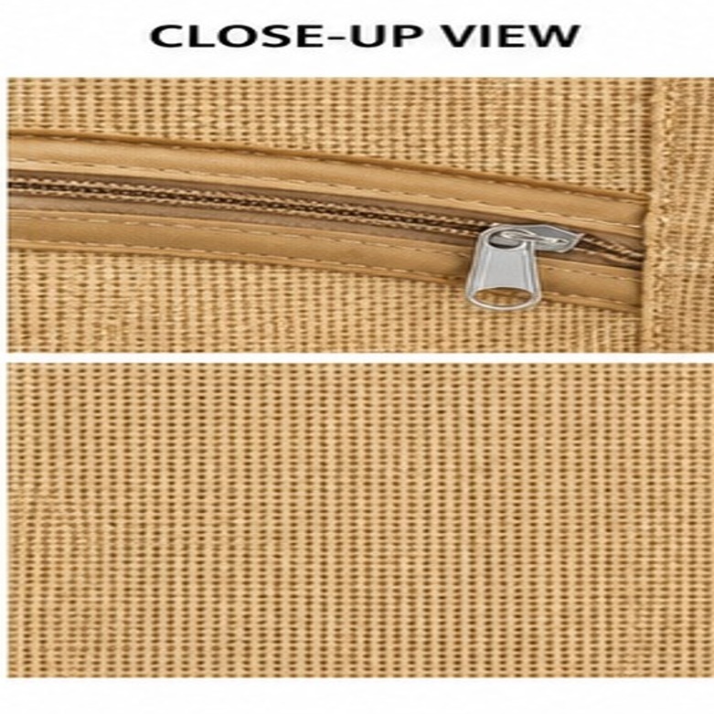 Jute Zip Carry Bag