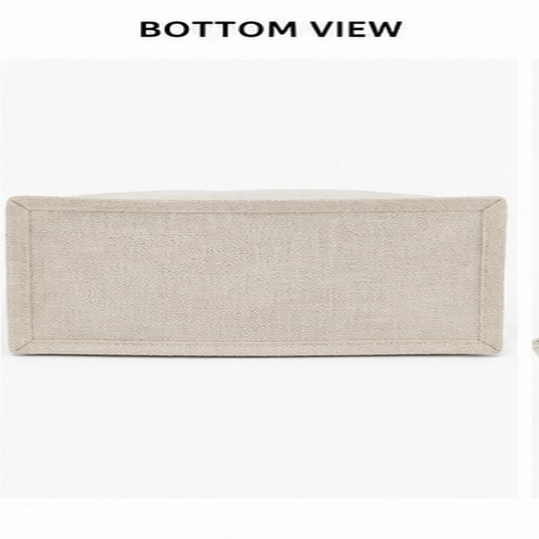 Jute Transparent White Medium Gift Bag