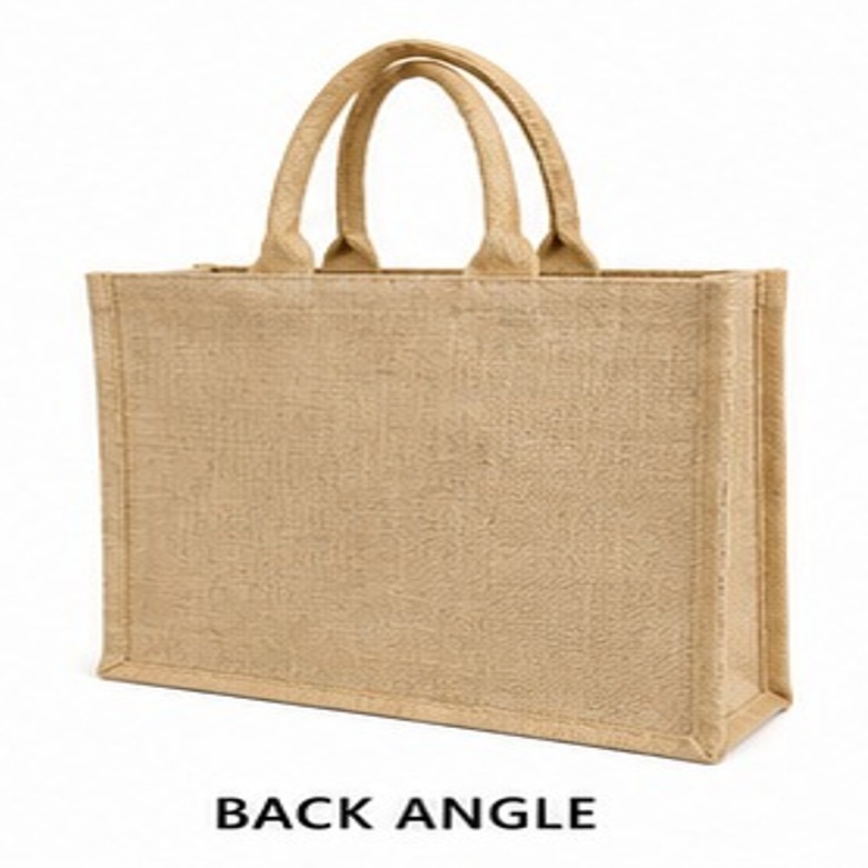 Jute Printed Canvas Bag