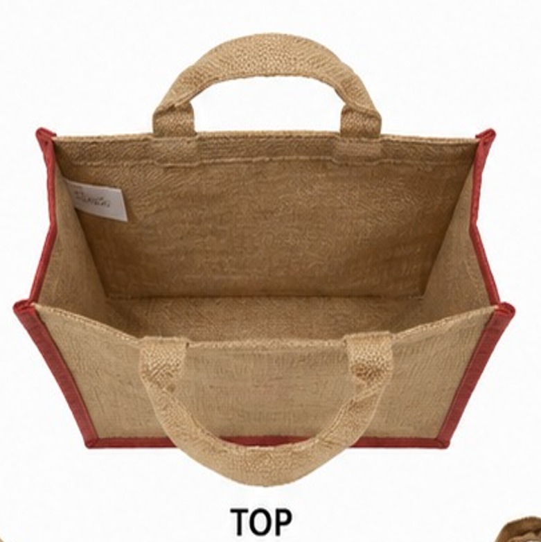 Jute Om Printed Bag