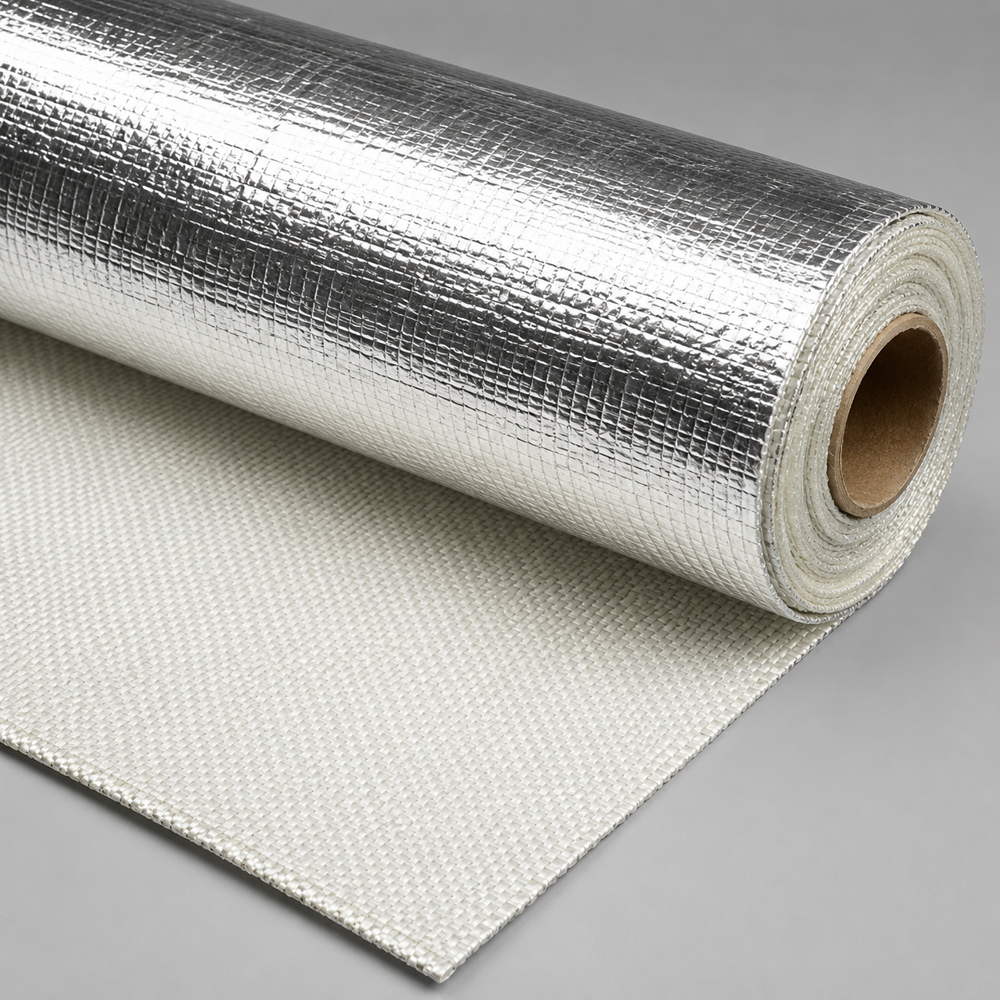 Aluminium Foil Laminated Fibreglass Fabric