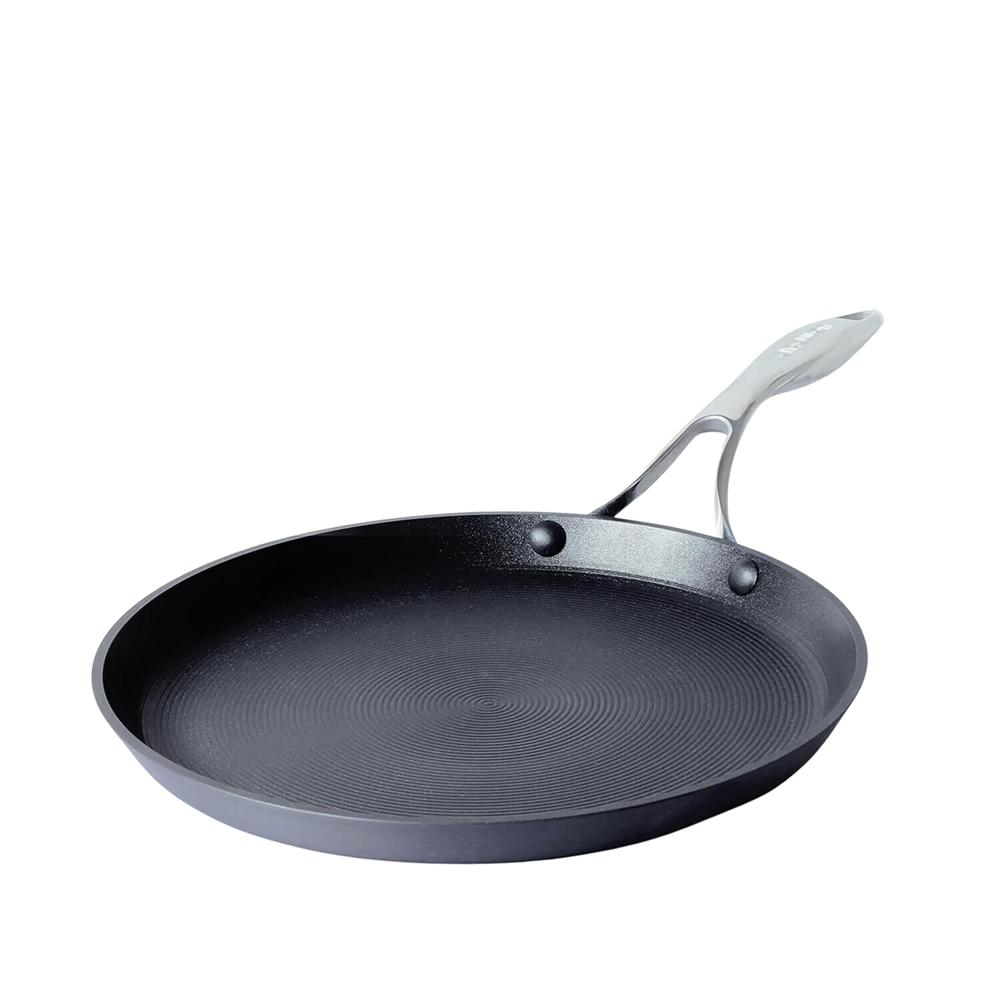 Meyer Hard Anodised Non Stick Aluminium Flat Dosa Tawa | Dosa Pan NonStick | Tawa for Roti | Non Stick Tawa | Dosa Tawa Big Size, 32 cm, Black 85332