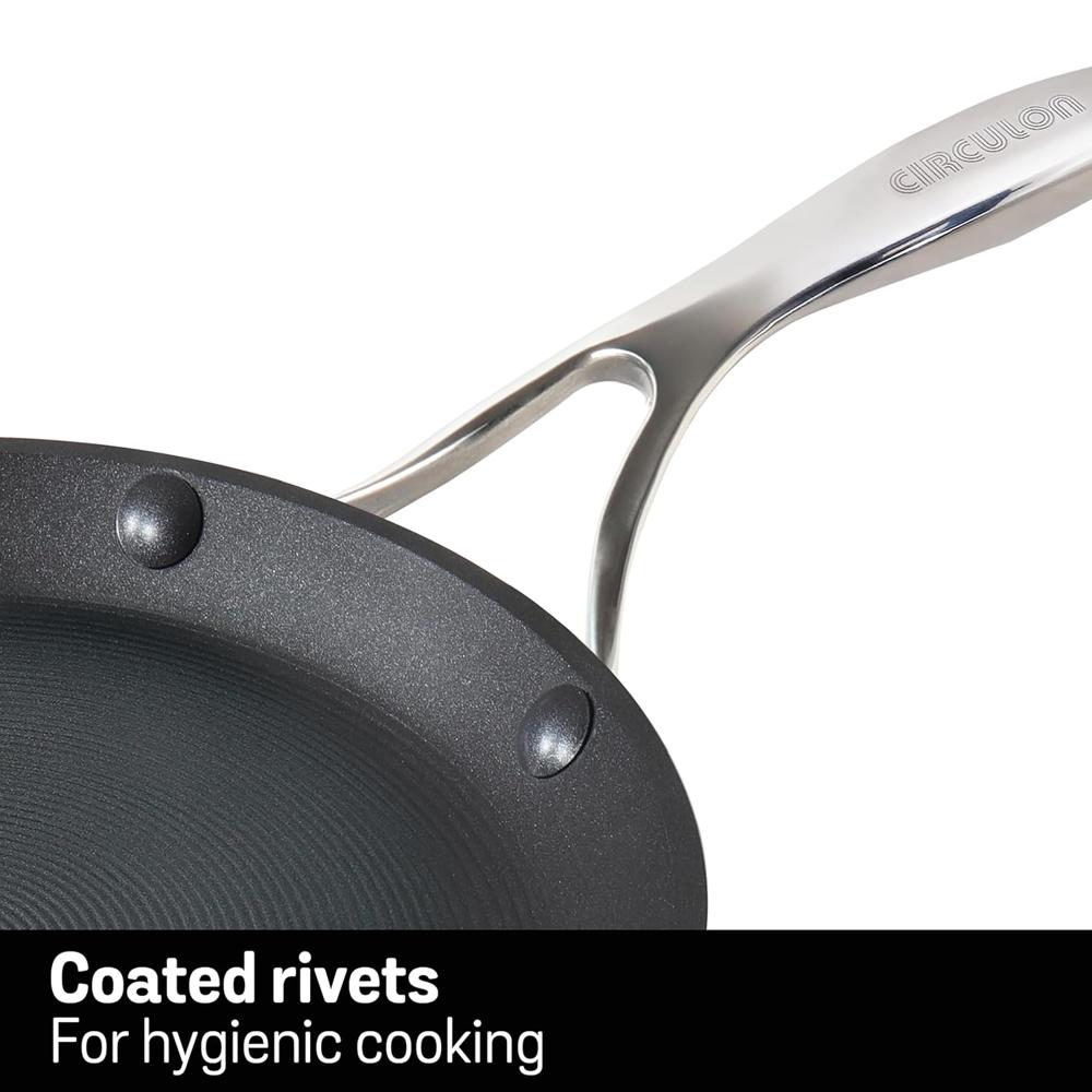 Meyer Hard Anodised Non Stick Aluminium Flat Dosa Tawa | Dosa Pan NonStick | Tawa for Roti | Non Stick Tawa | Dosa Tawa Big Size, 32 cm, Black 85332