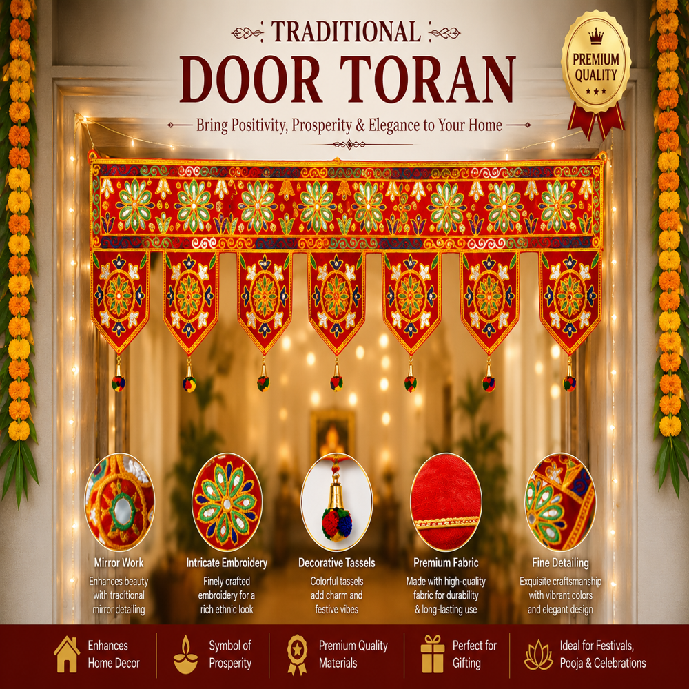 Handmade Door Hanging Toran For Diwali Decoration