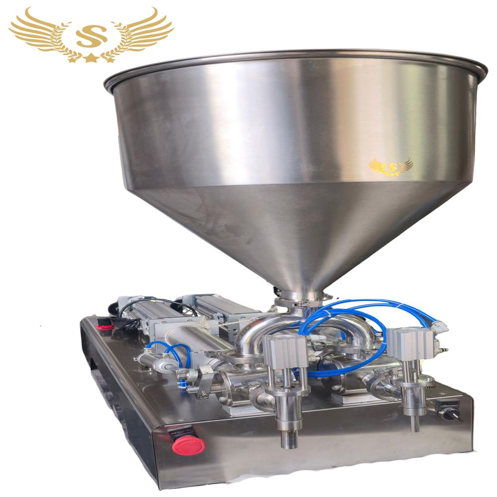 Semi Automatic Doubel Hand Paste Filling Machine