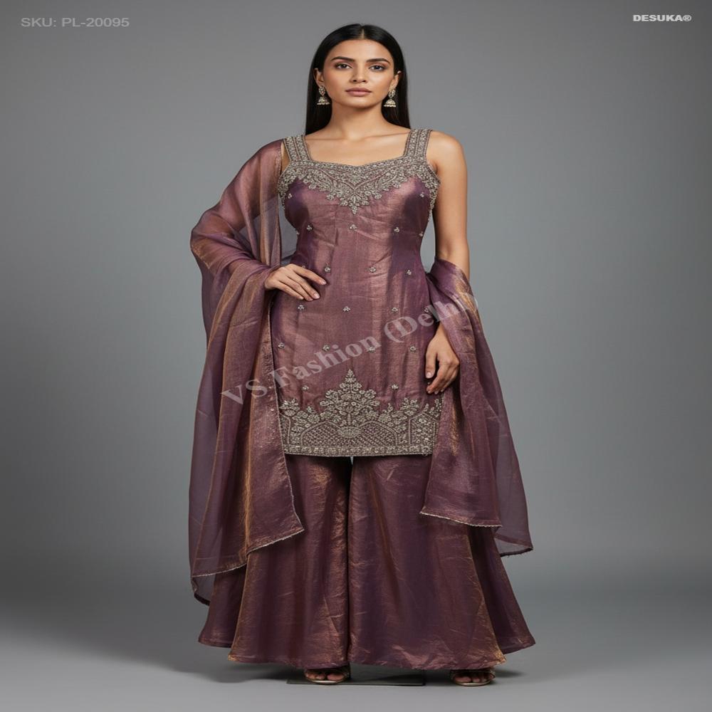 PL-20095_Elite Fendi Silk Palazzo Set