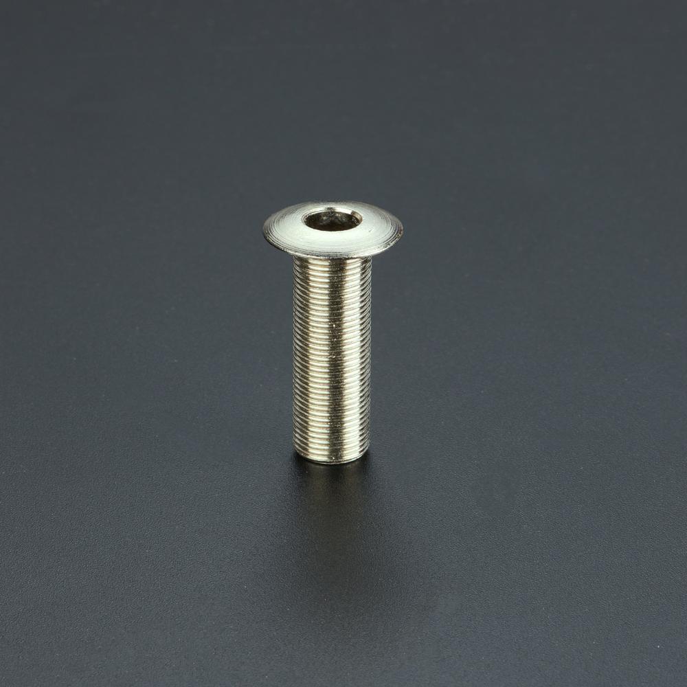 Dunlop Valve 30mm - Nickel-plated Brass, 30mm, Silver | Threaded Insert, Corrosion Resistant, Silent Operation