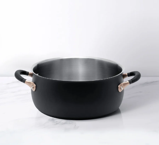 Meyer Accent Series Stainless Steel Dutch Oven/Casserole Pan, 5 Litres 70613