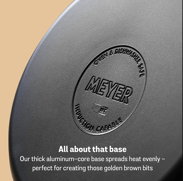 Meyer Accent Series Stainless Steel Dutch Oven/Casserole Pan, 5 Litres 70613