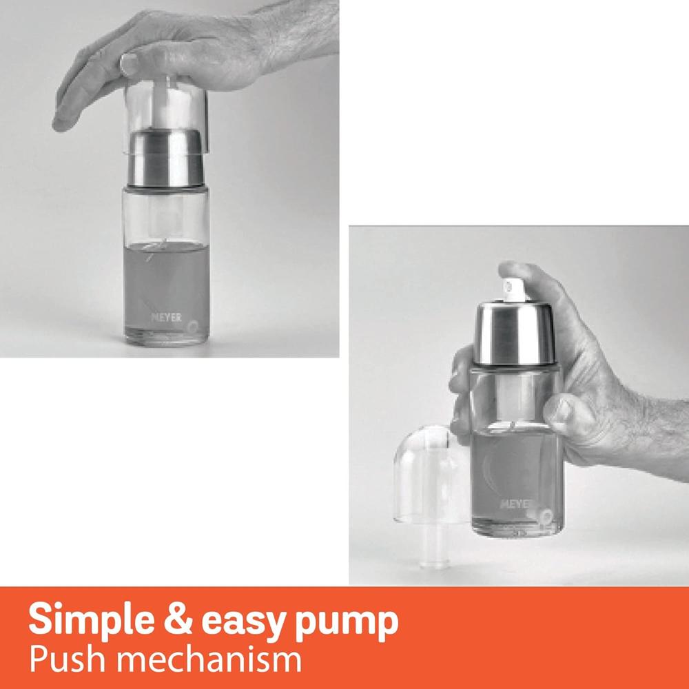 Meyer Plastic Kitchen Hacks Oil Sprayer, 170ml, Silver 47979