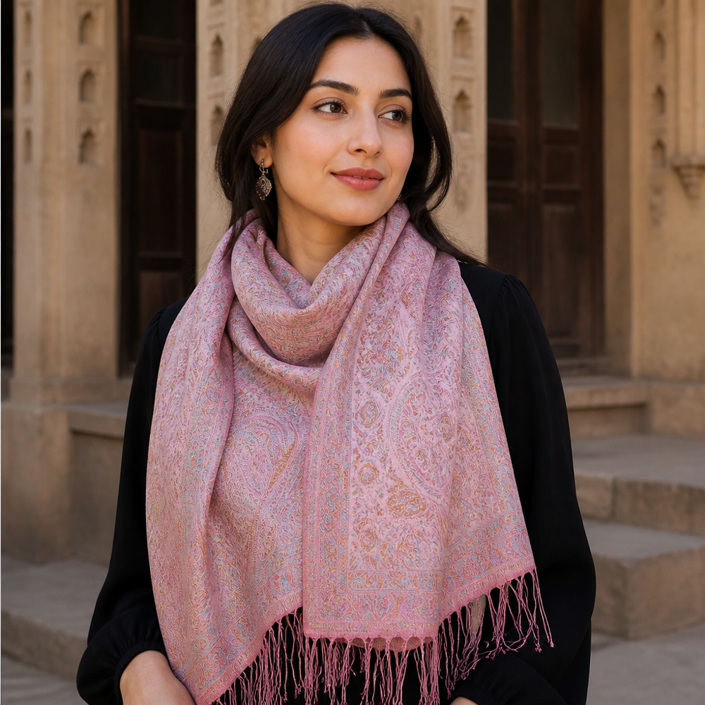 Pure Silk Jamawar Mufflers