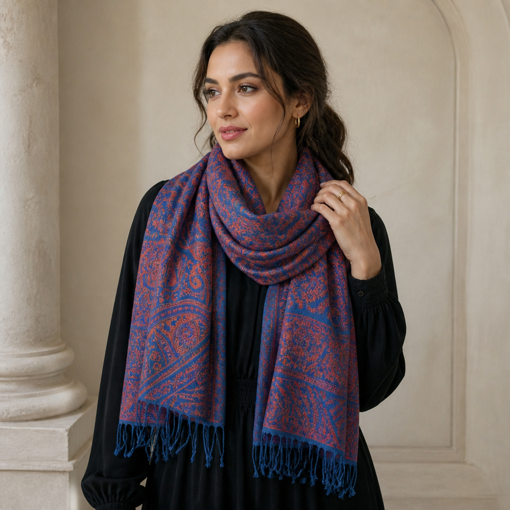 Pure Silk Jamawar Mufflers