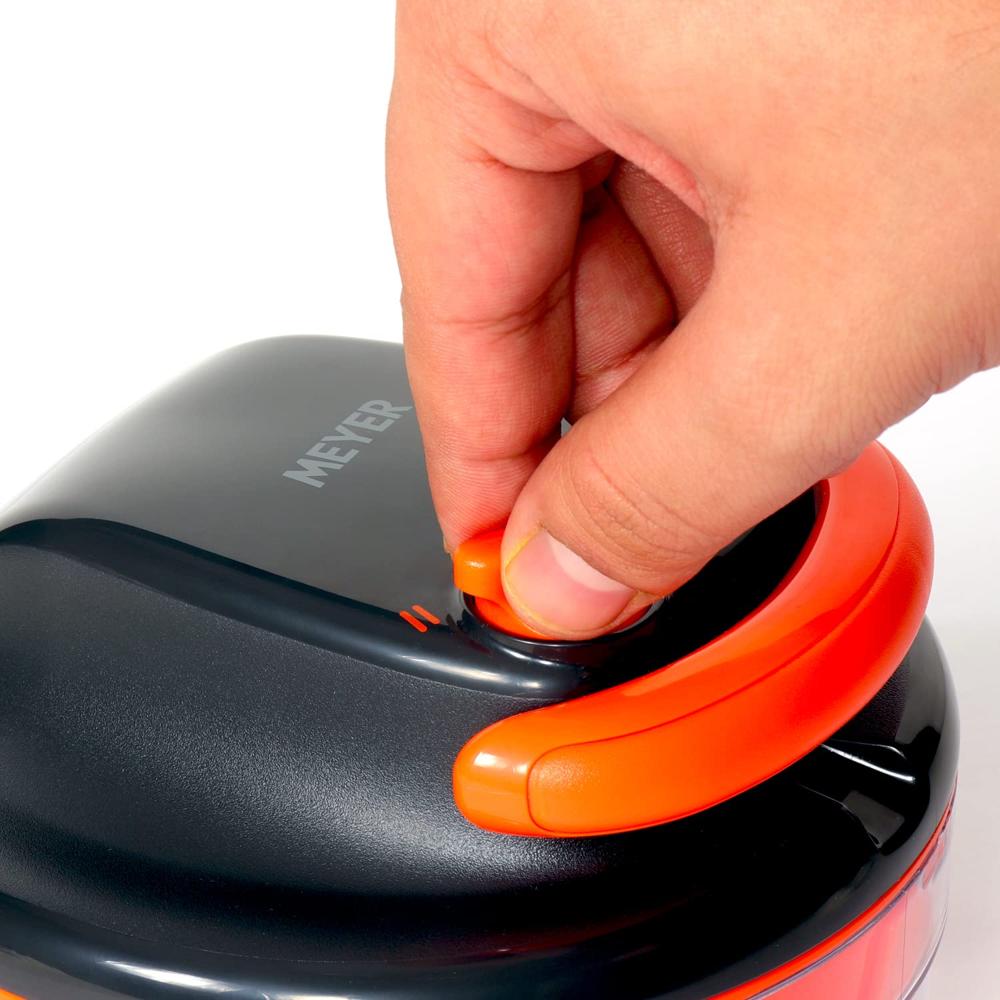 Meyer 2 Speed Pulling Chopper - Vegetable Cutter, Kitchen Accessories Items, Orange 48657