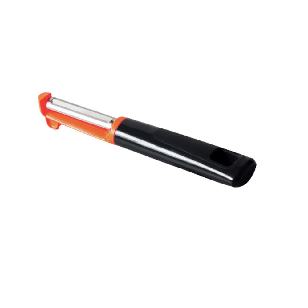 Meyer Swivel Peeler for Vegetables with Blade Cover Protector | Kitchen Accessories Items | Vegetable Cutter | Kitchen Tools | Vegetable Slicer, Orange 48702