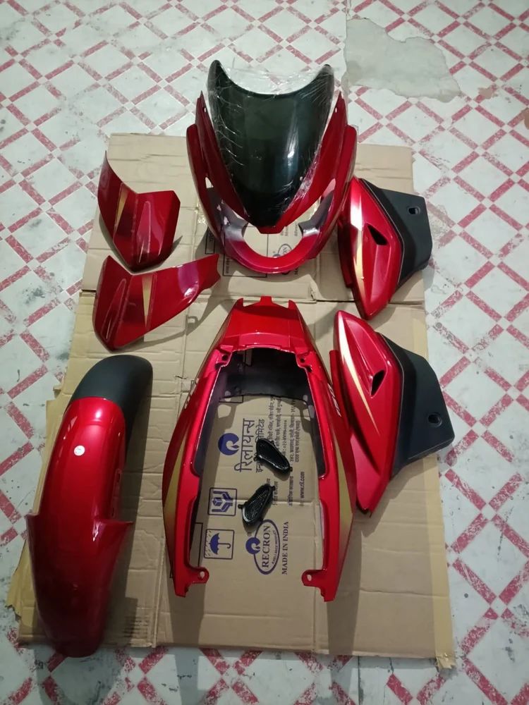 Red Color Bajaj Pulsar 150 Full Body Kit 