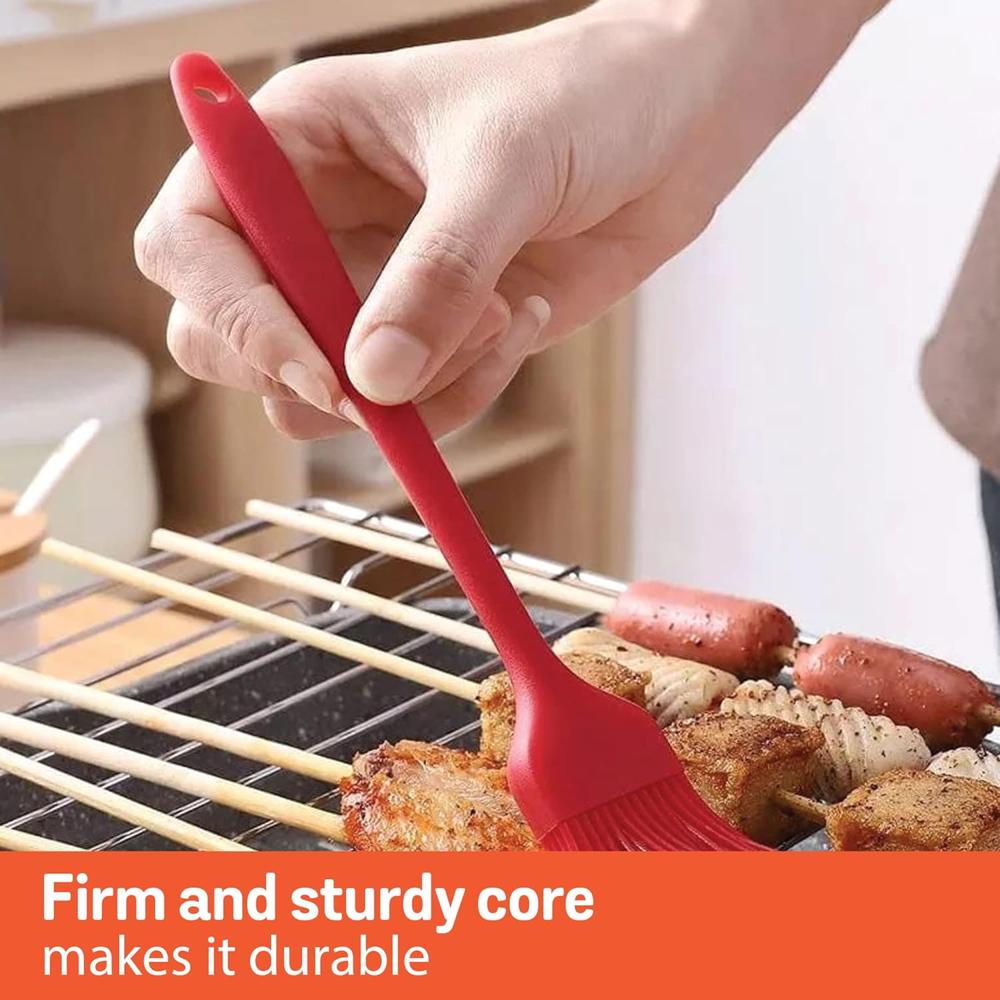 Meyer Silicone Non-Stick Heat Resistant Kitchen Utensil | Silicon Spoon for Cooking and Serving Red 47844