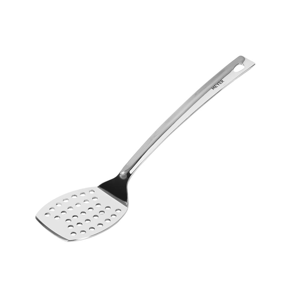 Meyer Stainless Steel Slotted Turner for Dosa, Roti, Omlette, Paranthas, PavBhaji, Breads | Kitchen Tools for Home, 33cm 49011