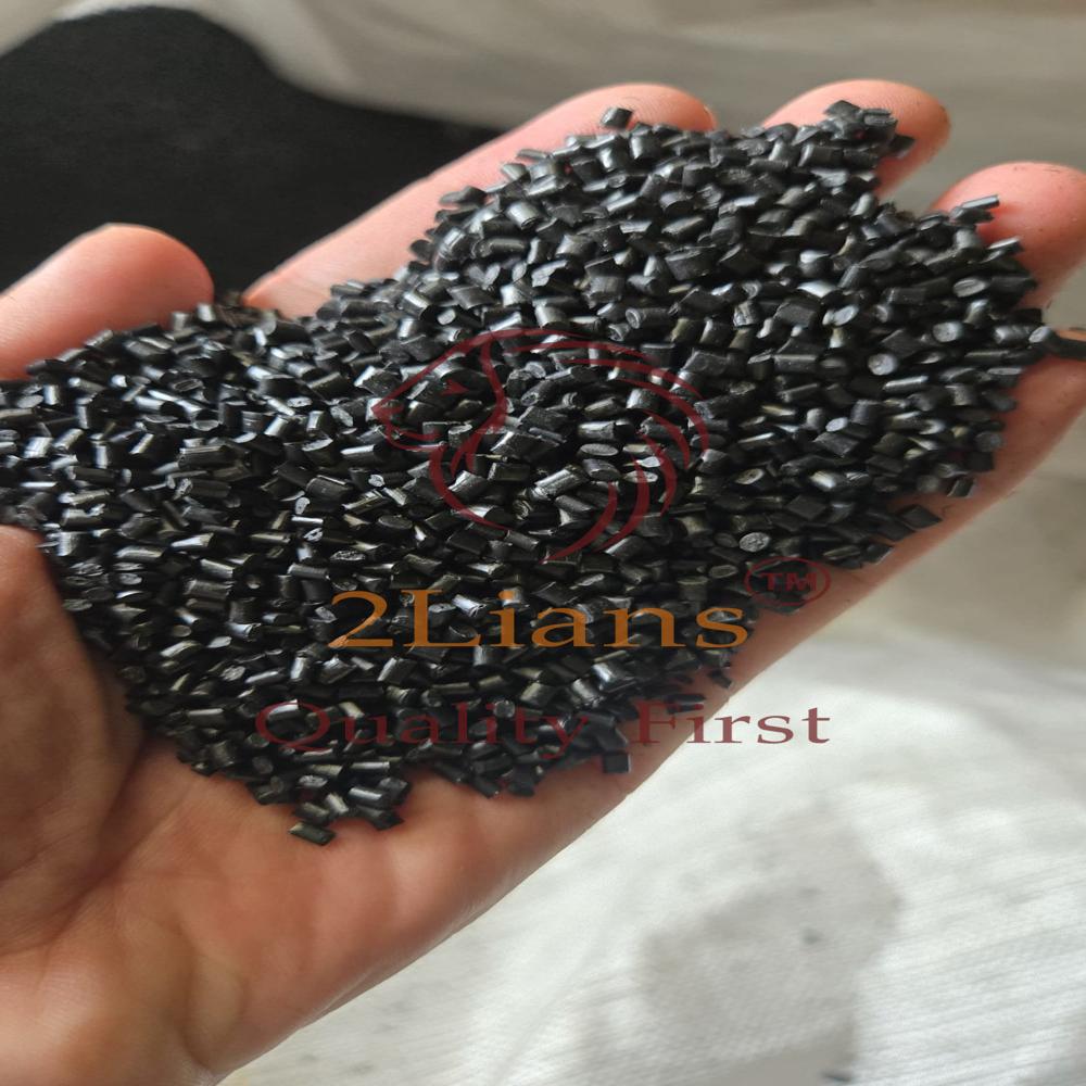 HIPS recycled pellets black impact 6