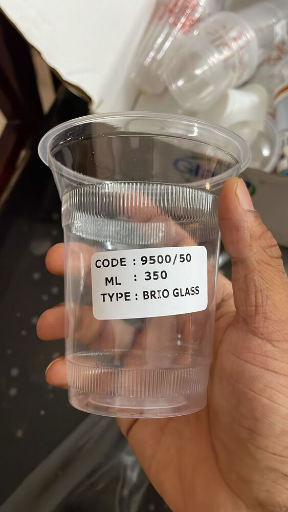 250ml Platic Brio Glass