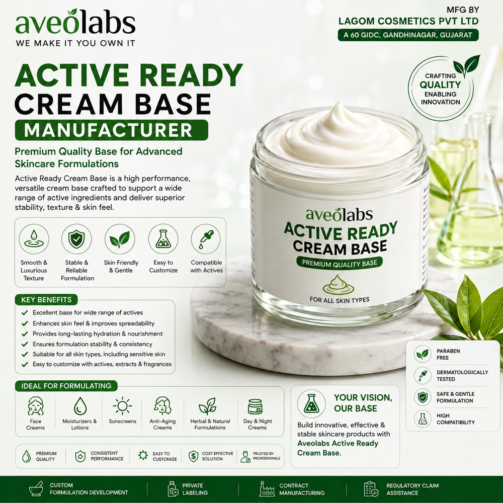 Active Ready Cream Base Manufacturer - Age Group: Adults