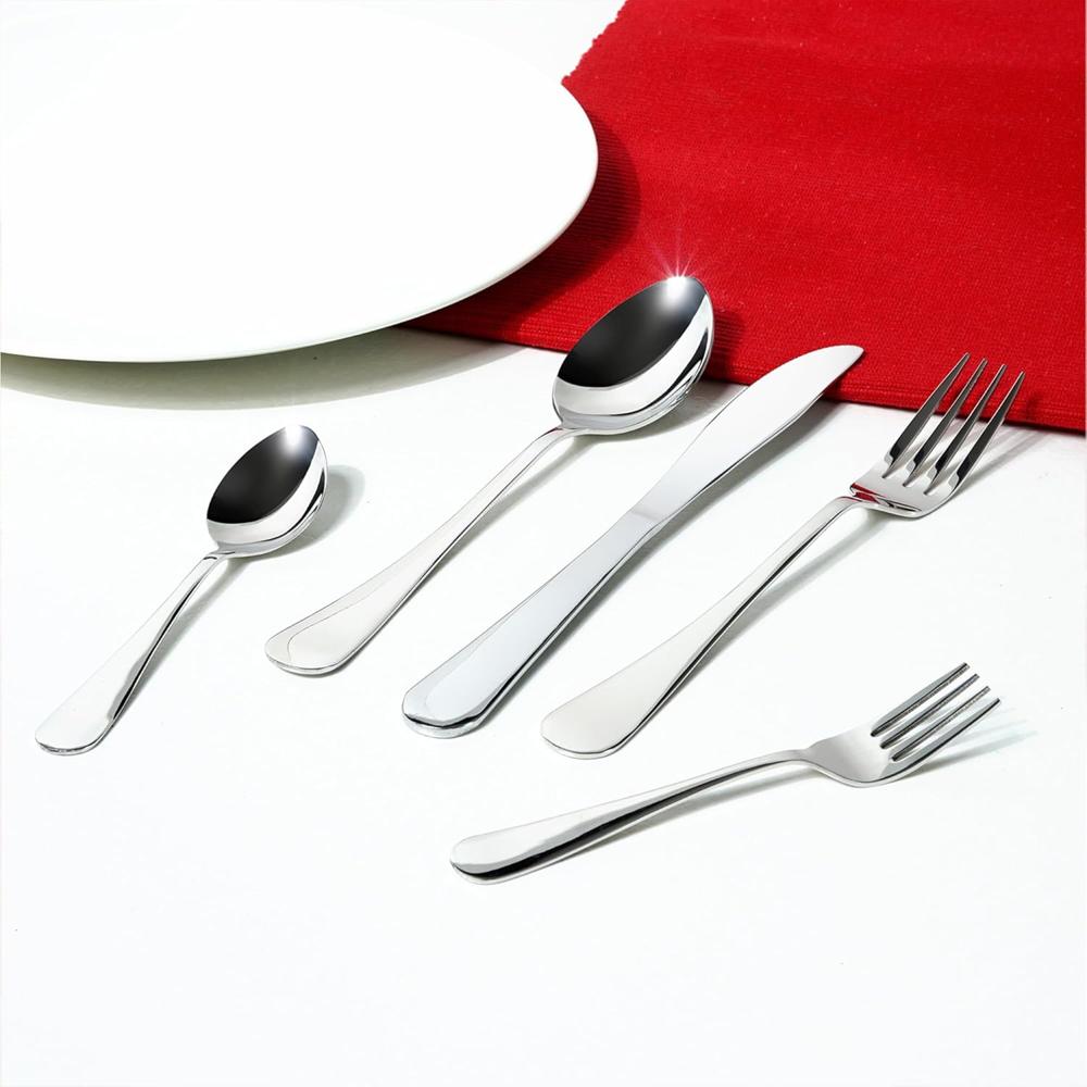 Meyer Heavy Gauge Stainless Steel 6Pc Tea Spoon Set I Dinner Spoon Set - Mirror Polished, Ergonomic, Rust-Resistant, Perfectly Balanced for Comfort & Elegance, Thickness 2mm, Length 14cm 49012